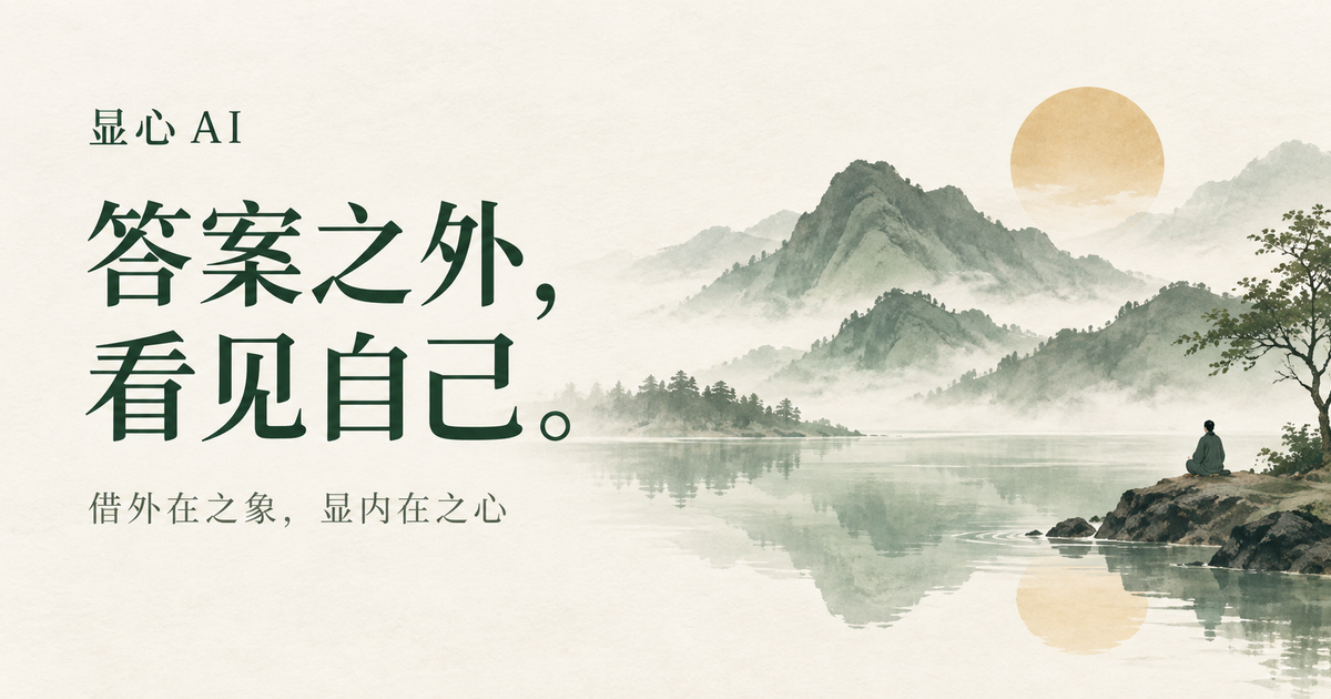显心 AI · 答案之外，看见自己